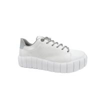 Tênis Via Marte Casual Feminino 23-10910 Branco/Prata