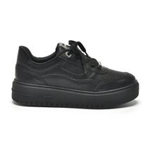 Tenis Via Marte Casual Feminino 239-002-07 Preto Tenis Via Marte Casual Feminino 239-002-07 Preto