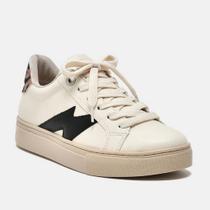 Tênis Via Marte Casual Feminino Cor Off White/Onça Marfim