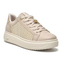 Tênis Via Marte Casual Feminino Tressê Bege