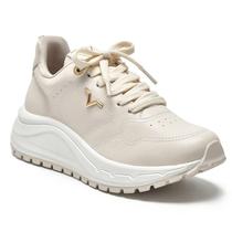 Tênis Via Marte Chunky Sneakers Flatform Jogging 136-002 Bege Tênis Via Marte Chunky Sneakers Flatform Jogging 136-002 Bege