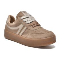Tênis Via Marte Feminino Camurça Casual 216-001-01
