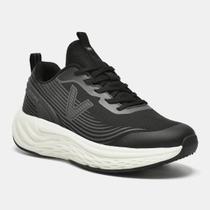 Tenis via marte feminino casual esportivo academia cor:pretotamanho:35 Tenis via marte feminino casual esportivo academia cor:pretotamanho:35
