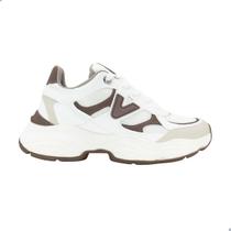 Tênis Via Marte Feminino Nobuck Bege/Branco/Milk Tênis Via Marte Feminino Nobuck Bege/Branco/Milk