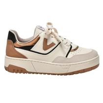 Tenis Via Marte Feminino Nobuck Branco Bege 042-004-06