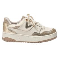 Tenis Via Marte Feminino Nobuck Branco Bege 042-004-06