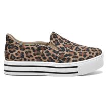 Tênis Via Marte Flatform Animal Print 22-10209