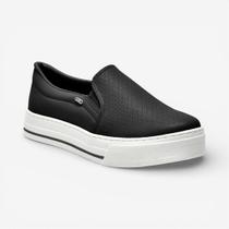 Tênis Via Marte Slip On Casual Preto Tênis Via Marte Slip On Casual Preto