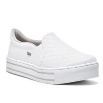 Tenis Via Marte Slip On Feminino Flatform BRANCO