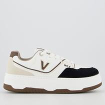 Tênis Via Marte V225 Feminino Branco e Preto