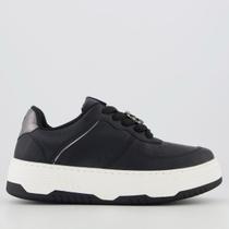 Tênis Via Marte V297 Feminino Preto e Branco