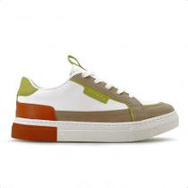 Tênis Via Uno Maçã Verde/Branco/Páprica Ref.: 1510223 Tênis Via Uno Maçã Verde/Branco/Páprica Ref.: 1510223
