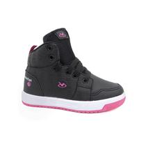 Tenis Via Vip Infatil Vv3809 Preto/Pink Tenis Via Vip Infatil Vv3809 Preto/Pink