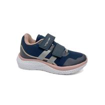 Tênis Via Vip Menina Jogging Bb Tecido Vv2515.1114 Marinho