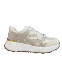 Tênis Vizzano 1452.203 Feminino Plataforma Casual Bege Detal Tênis Vizzano 1452.203 Feminino Plataforma Casual Bege Detal