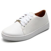 Tênis Vizzano Casual Cadarço Pelica - Branco - 35