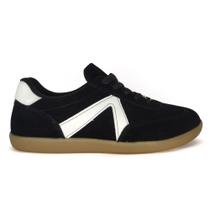 Tênis Vizzano Casual Feminino Cadarço 1430.102 Cor:PretoTamanho:39