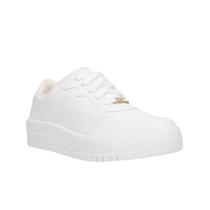 Tênis Vizzano Casual Feminino Flatform Confortável Branco