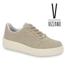 Tênis Vizzano Casual Feminino Original Pelica Tratorado Conforto