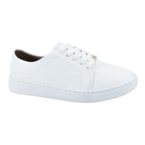 Tênis Vizzano Casual Minimalista Feminino Branco Tênis Vizzano Casual Minimalista Feminino Branco