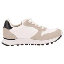 Tênis Vizzano Feminino Casual Tratorado Branco Cinza
