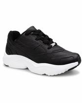 Tênis Vizzano Feminino Preto Estilo Urbano Cadarço - Tênis Vizzano Feminino Preto Estilo Urbano Cadarço -