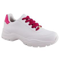 Tênis Vizzano Feminino Sneaker Chunky Branco Pink 1331101