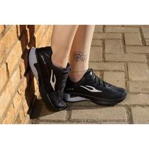 Tênis WALL Street Academia Caminhada Dia a Dia Com Cadarço LigShoes