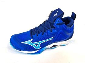 Tenis Wave Momentum 3 Mid azl - Mizuno Tenis Wave Momentum 3 Mid azl - Mizuno