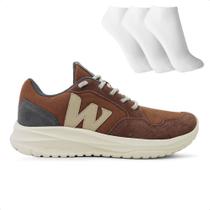 Tênis West Coast WC 22 Duster Masculino + 3 Pares de Meias