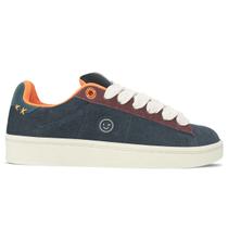 Tênis West Coast X Orange 113 Unissex Camurça Navy Beige Tênis West Coast X Orange 113 Unissex Camurça Navy Beige