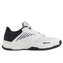 Tênis Wilson Kaos Devo 2.0 All Curt Branco Preto e Vermelho Tênis Wilson Kaos Devo 2.0 All Curt Branco Preto e Vermelho