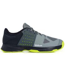 Tenis Wilson Kaos Komp Masculino Chumbo e Amarelo Tenis Wilson Kaos Komp Masculino Chumbo e Amarelo