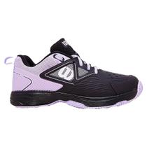 Tênis Wilson Slice 3 Clay Preto e Lilás Feminino