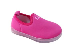 Tênis World Colors Star Light Pink Com Luz Led Cód: 178 Tênis World Colors Star Light Pink Com Luz Led Cód: 178