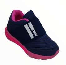 Tênis Zeus Fem Bebê Infantil Infant-juvenil Escolar Elástico