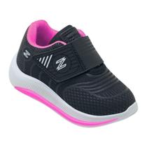 Tenis Zeuz Calce Facil 51 YX Infantil Preto/Pink Tenis Zeuz Calce Facil 51 YX Infantil Preto/Pink