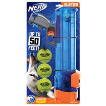 Tennis Ball Blaster Nerf Dog Compact com 3 bolas translúcidas Tennis Ball Blaster Nerf Dog Compact com 3 bolas translúcidas