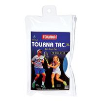 Tennis Grip Tourna Tac XL, pacote com 10 unidades, azul, pegajoso e molhado Tennis Grip Tourna Tac XL, pacote com 10 unidades, azul, pegajoso e molhado