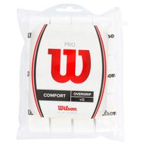 Tennis Overgrip WILSON WRZ4016WH Pro, pacote com 12 unidades para jogadores frequentes
