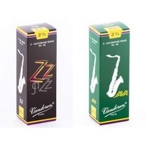 Tenor Sax Reeds Vandoren ZZ Strength 2.5 Caixa com 5 Tenor Sax Reeds Vandoren ZZ Strength 2.5 Caixa com 5