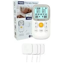 Tens Eletroestimulador Muscular 2 Canais Montserrat Branco