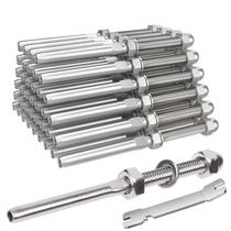 Tensor de trilhos de cabo BLIKA 1/8" em aço inoxidável, pacote com 40 Tensor de trilhos de cabo BLIKA 1/8" em aço inoxidável, pacote com 40