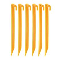 Tent Pegs Coghlan's, plástico reciclado de 30 cm, pacote com 6 Tent Pegs Coghlan's, plástico reciclado de 30 cm, pacote com 6