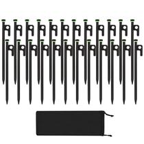 Tent Stakes HOLANHING Heavy Duty, aço forjado de 30 cm, pacote com 24