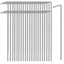 Tent Stakes Oligei, pacote 45, aço galvanizado, 18 cm e 4 mm Tent Stakes Oligei, pacote 45, aço galvanizado, 18 cm e 4 mm