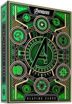Teoria das cartas de baralho 11 Avengers Green Edition Infinity Saga