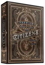 Teoria das cartas de baralho 11 Citizen Brown Made in USA Teoria das cartas de baralho 11 Citizen Brown Made in USA
