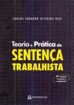 Teoria e Prática da Sentença Trabalhista - 08Ed/22 - MATRIOSKA EDITORA Teoria e Prática da Sentença Trabalhista - 08Ed/22 - MATRIOSKA EDITORA