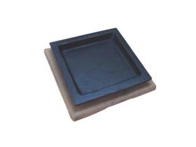 Tepan 16x16 Mini De Ferro Fundido Com Aparador De Madeira